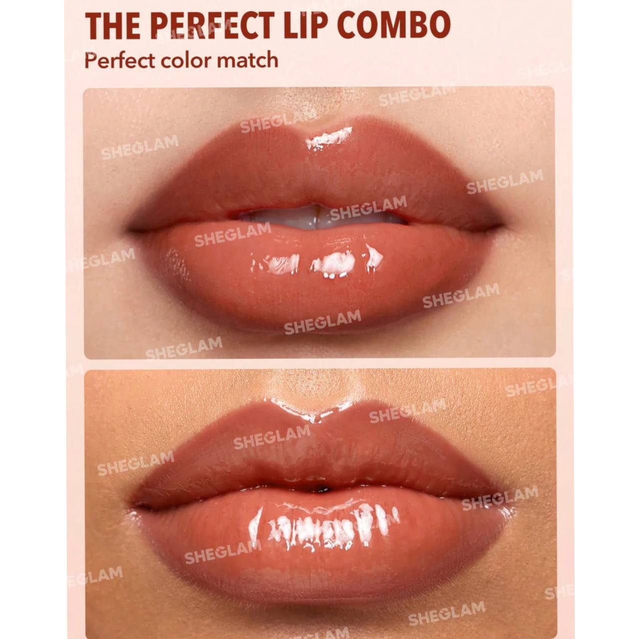 لیپگلاس و مداد لب مدل LIP RULES- رنگ BY THE BOOK