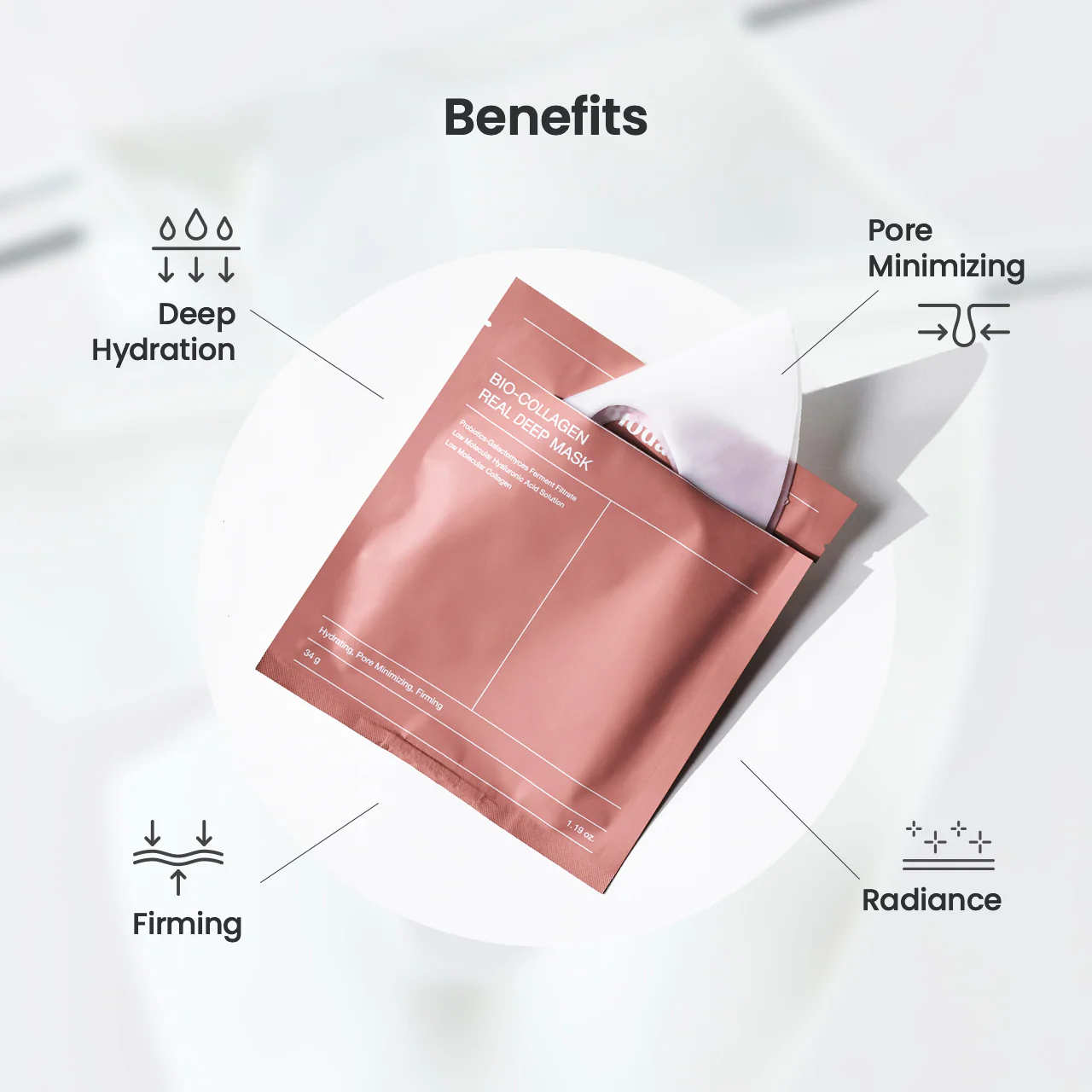 ماسک جوانساز و احیا کلاژن بیودنس biodance