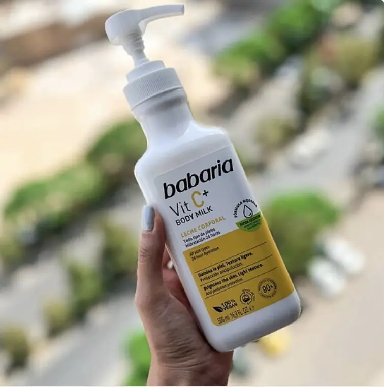 شیر بدن ویتامین C باباریا babaria مدل body milk